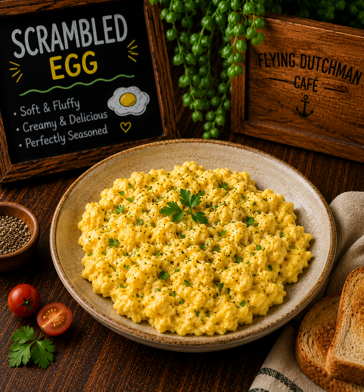 Scrambled eggs