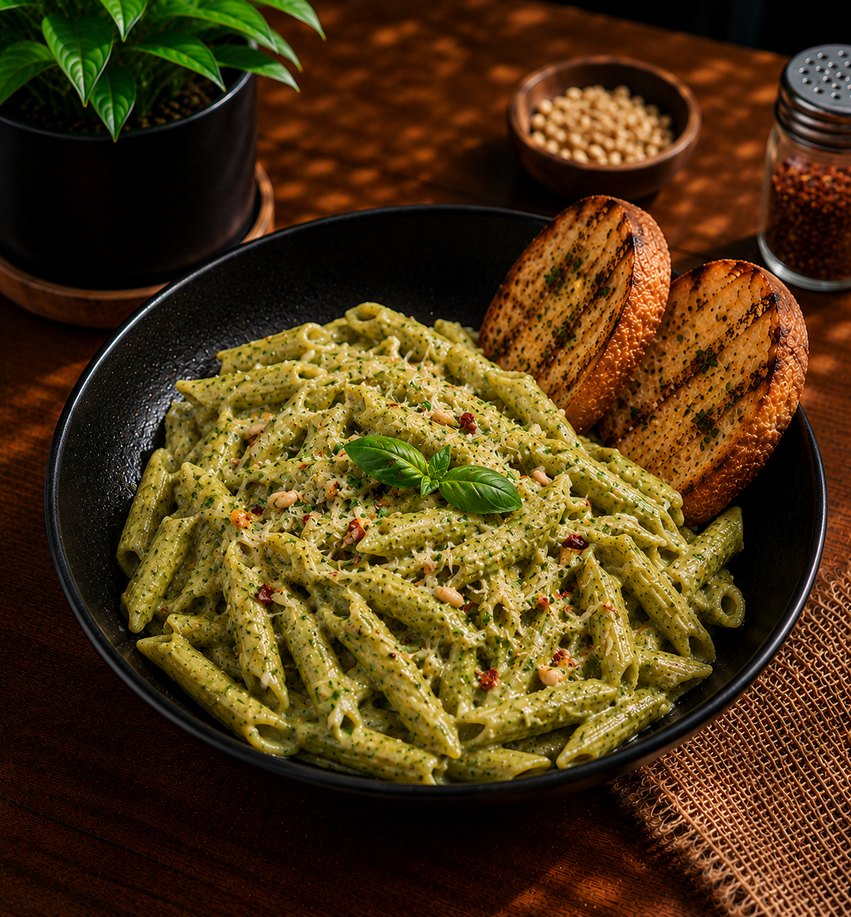 Basil Pesto Pasta