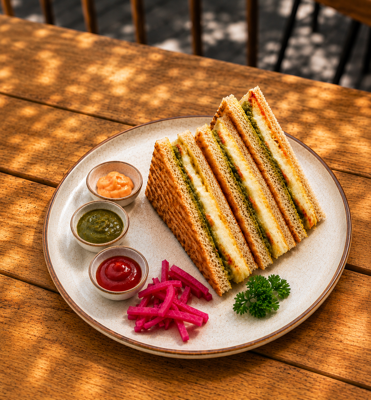 Cheese Chutney Sandwich