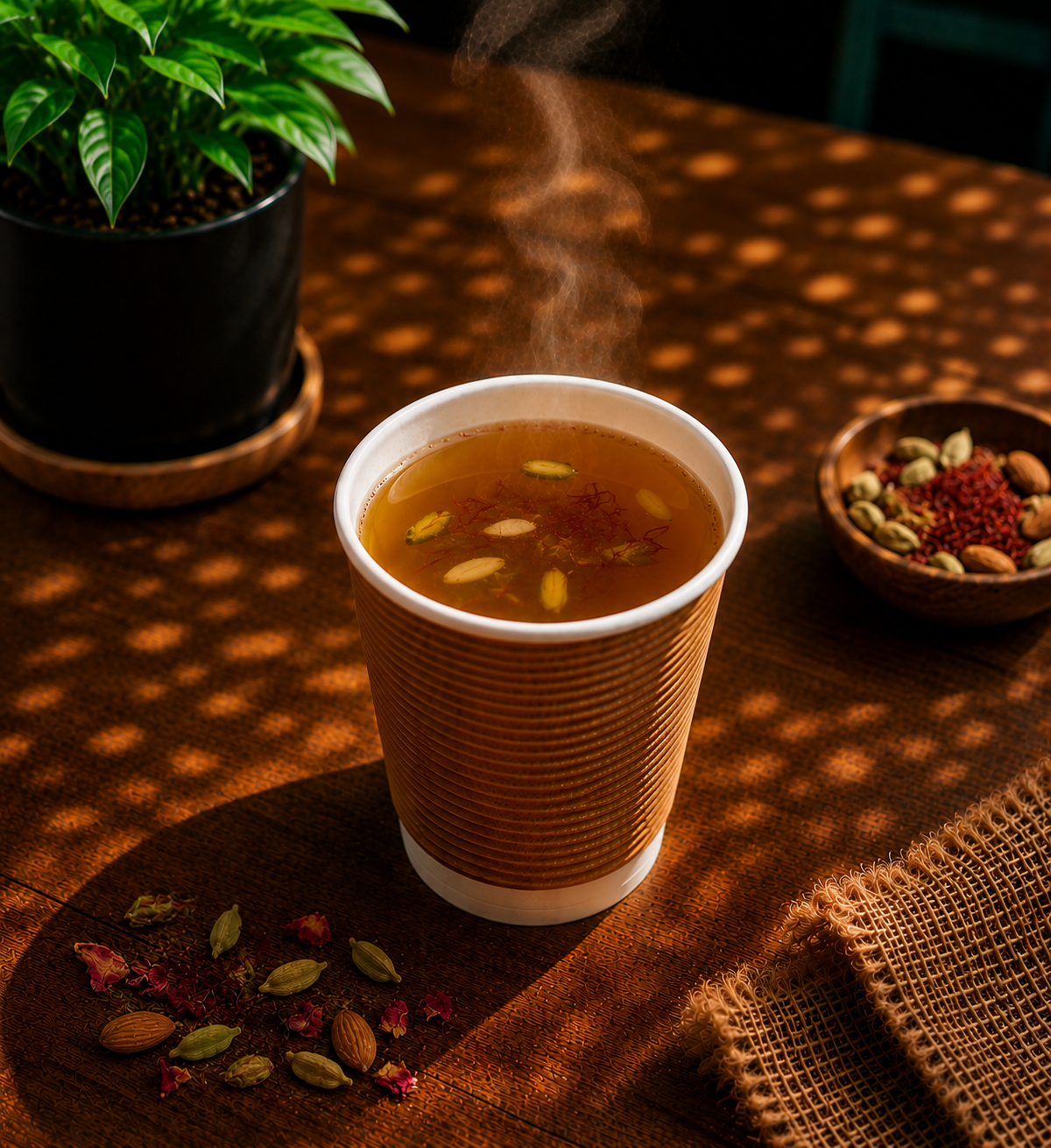 Traditional Kashmiri Kahwa