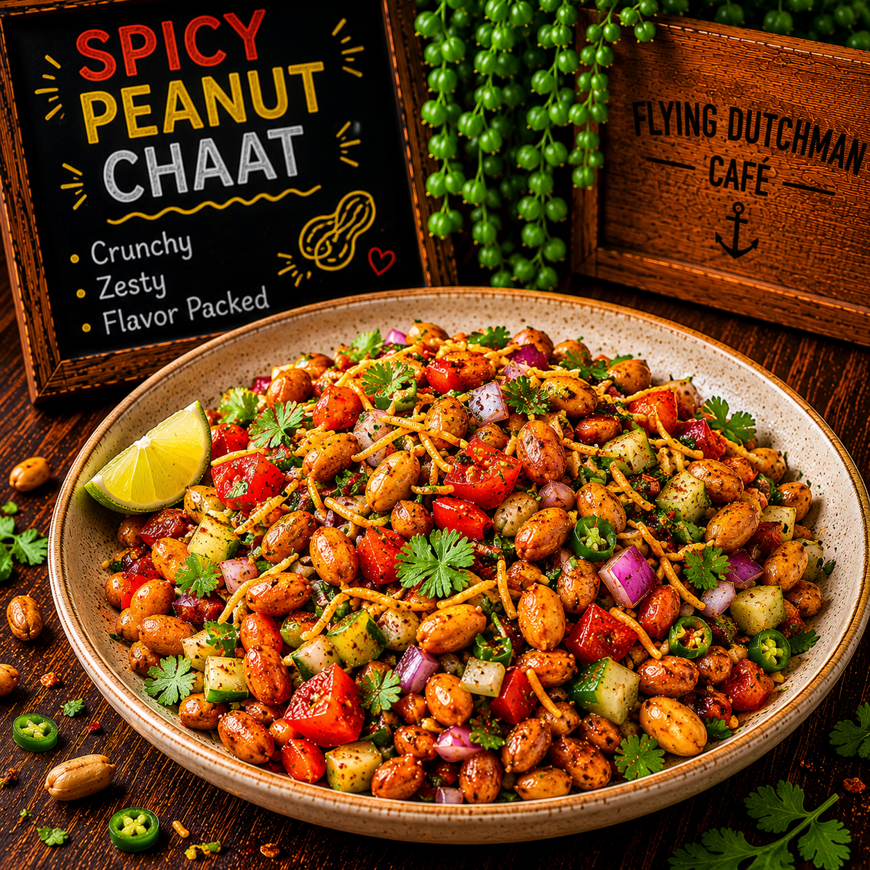 Spicy Peanut Chaat