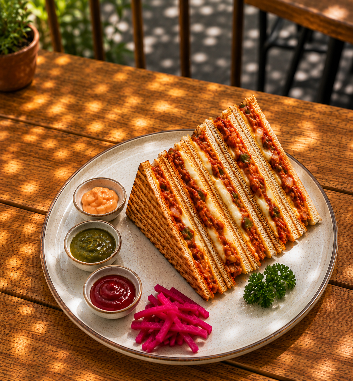 Schezwan Melt Sandwich