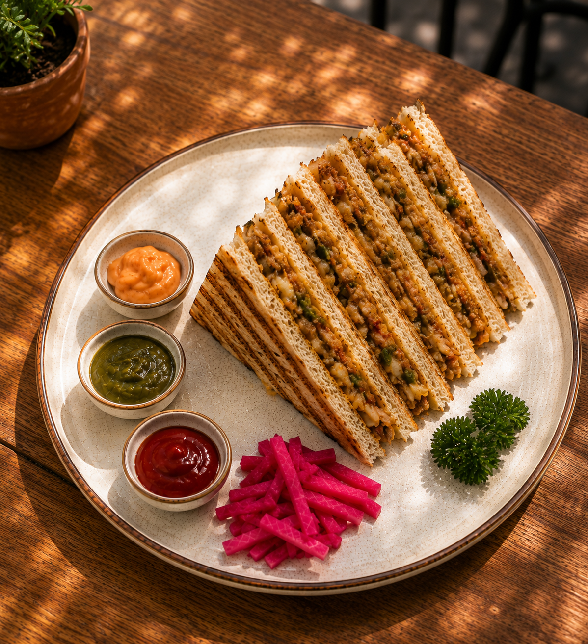 Bombay Thecha Sandwich